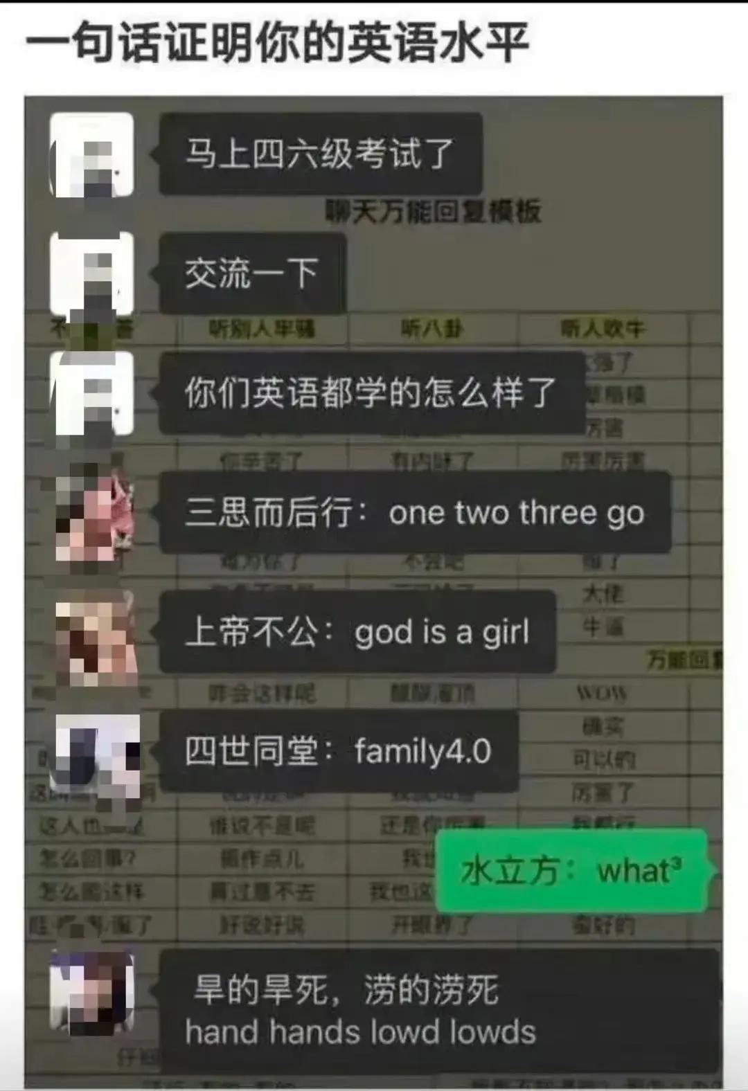 这英语算是被你们学明白了 ​​​