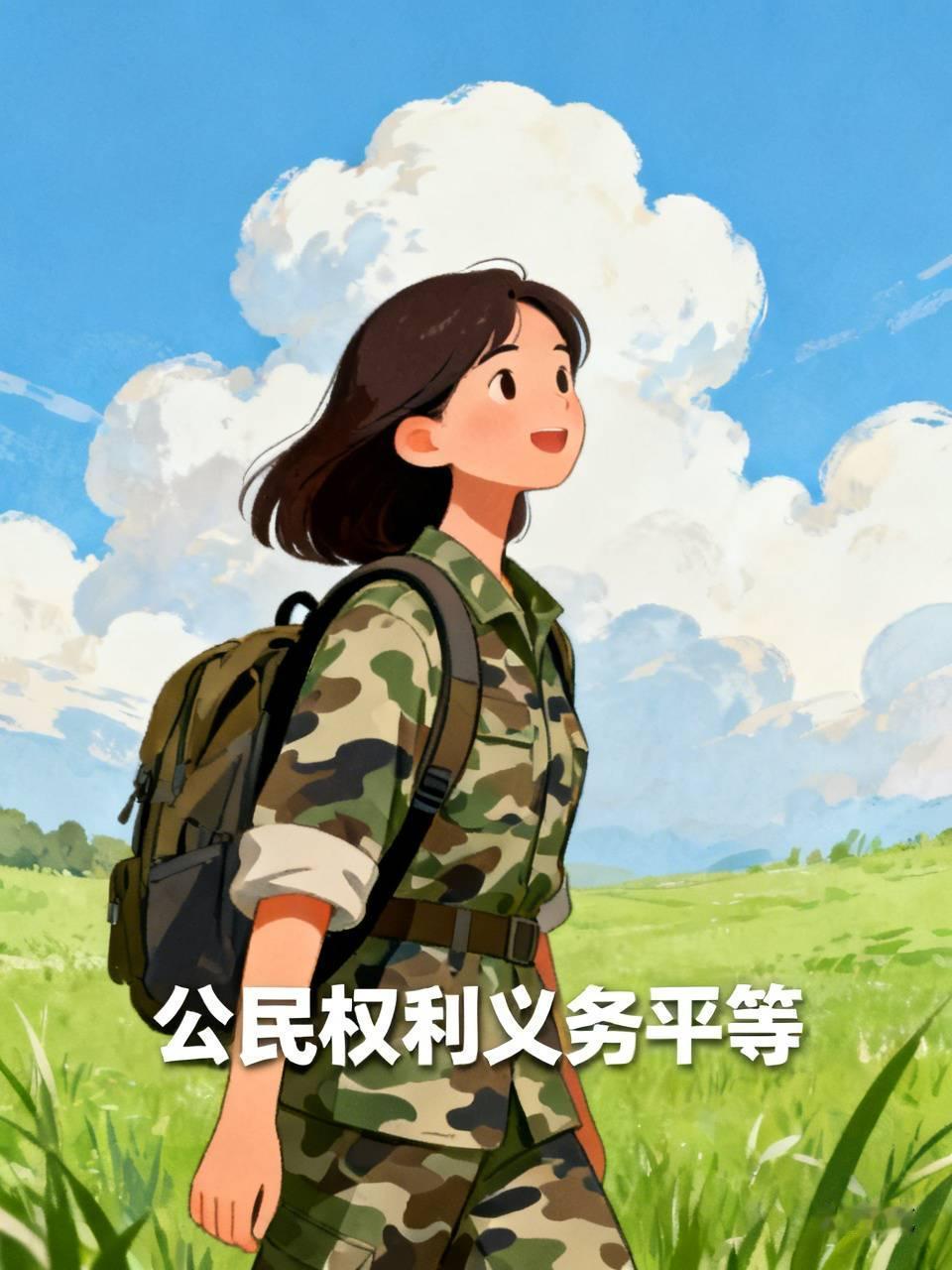 刷到一则视频，丹麦公主背着背包到部队服兵役。在有些国家，公民的权利和义务人人平等