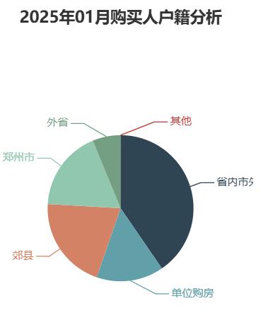 城市观察员郑州2025年1月购房户籍分析