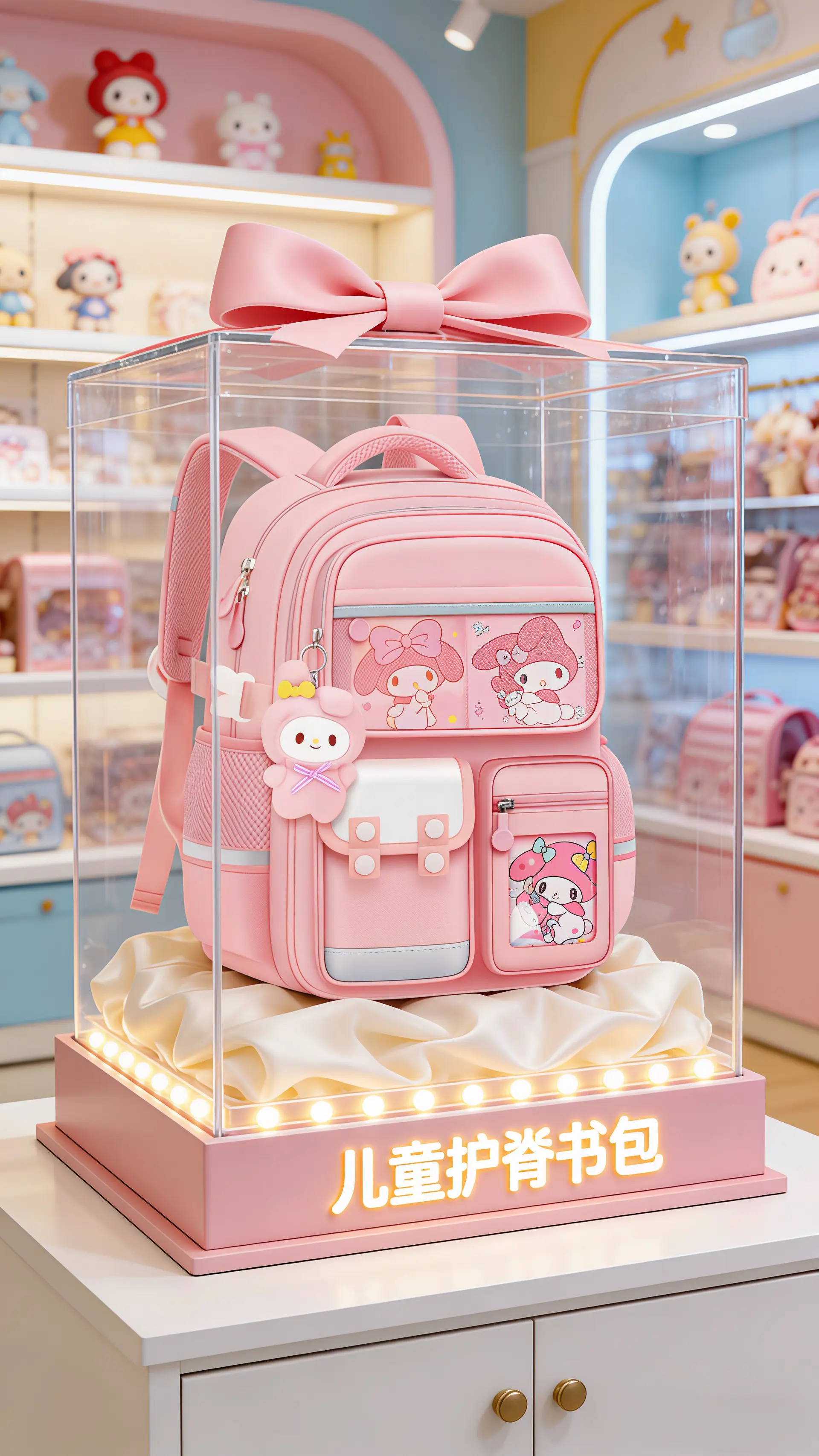 新款小学生书包来啦～容量大还轻便减负~上学背超合适