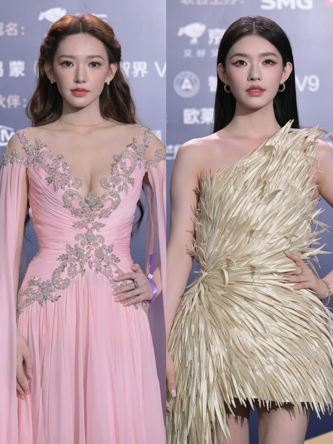 今晚电影之夜女星红毯造型合集