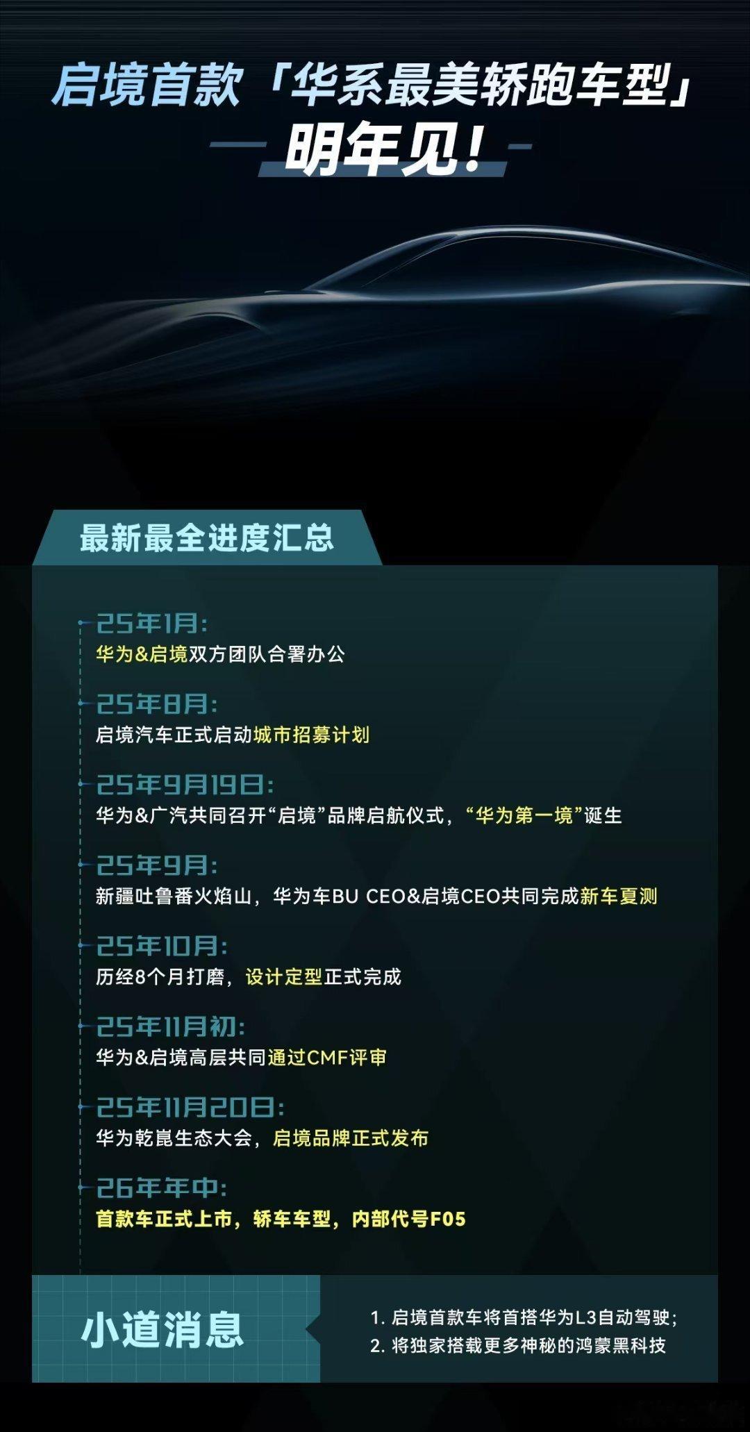 华为乾崑第一镜启境登场，以HI+深度合作重构行业生态！明年两款新车将补位高端智能
