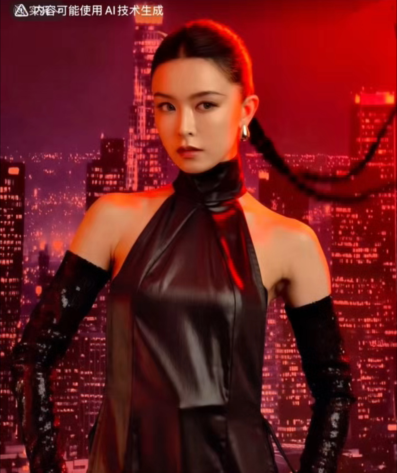 文咏珊被系统识别是AI生成明星的建模怎么这么优秀 
