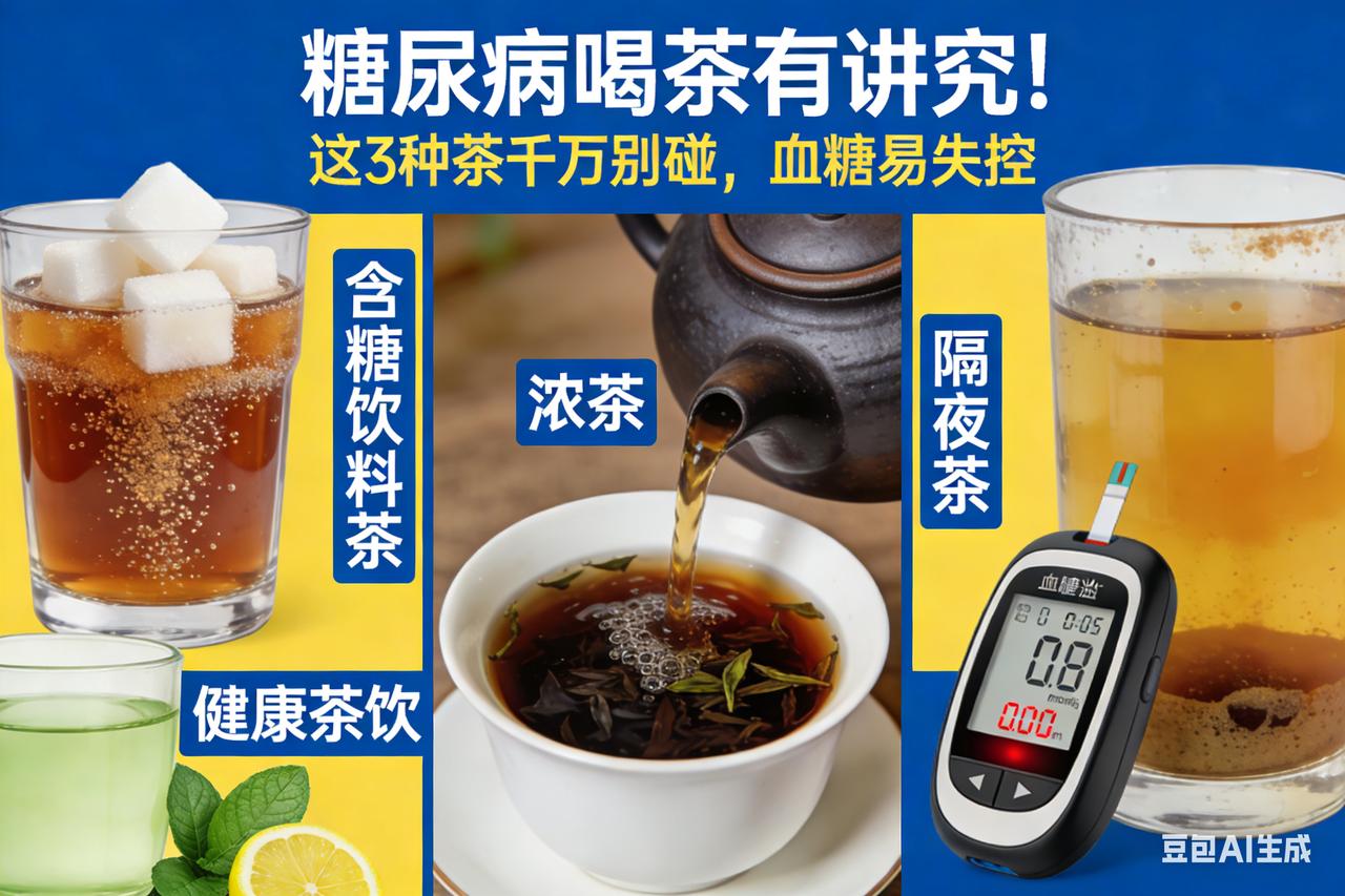 糖尿病喝茶有讲究！这 3 种茶千万别碰，血糖易失控

喝茶等于“服毒”？糖尿病真