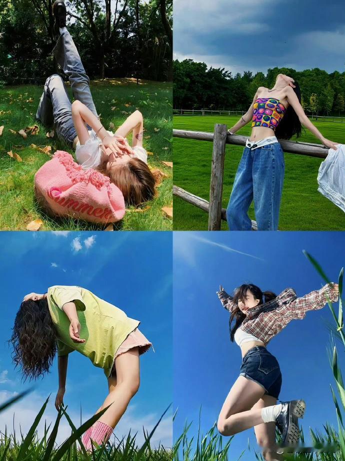 不必端着，不必完美。歪头的慵懒，插兜的随性，或是席地而坐的坦然。让肢体顺着心意，