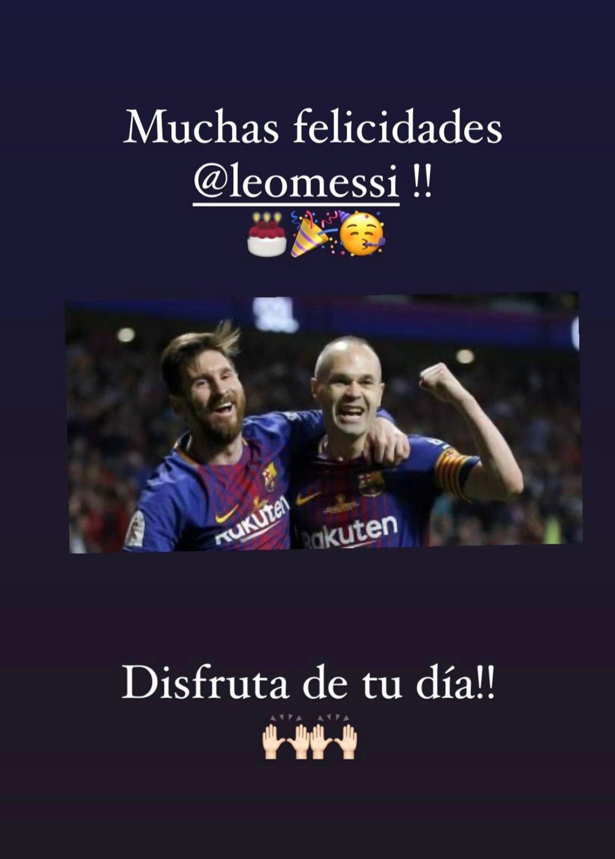 球员们的祝福来啦🥹🥹🥹小白、拉维奇、富哥……（未完待续#梅西[超话]##梅