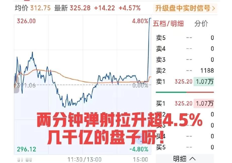三千亿大票尾盘两分钟拉4.5%，不是庄家疯了，是科技股真有人抢。

那天收盘前最