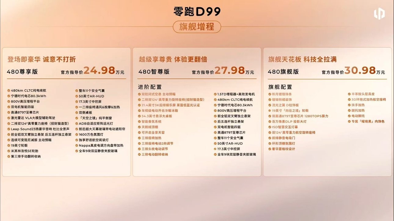 买MPV就选零跑D99二十五万级的MPV~大空间还长续航~对于多孩家庭又有新选择