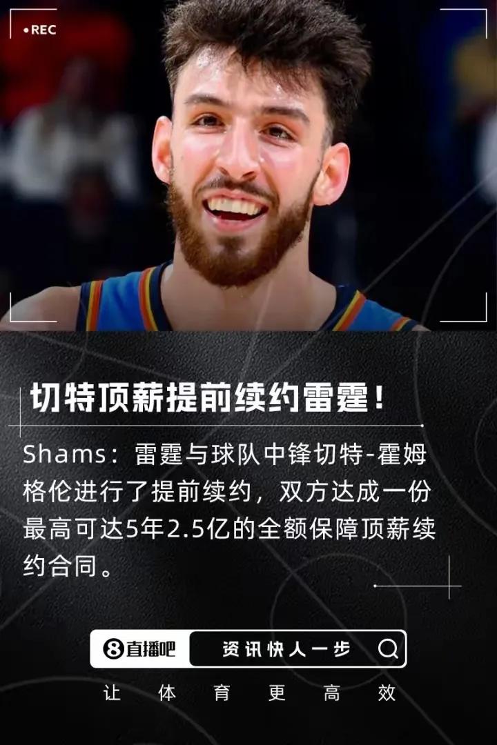 雷霆三少年薪总额将高达1.8亿美金，雷霆为了构建王朝也是拼了！
据媒体透露，雷霆