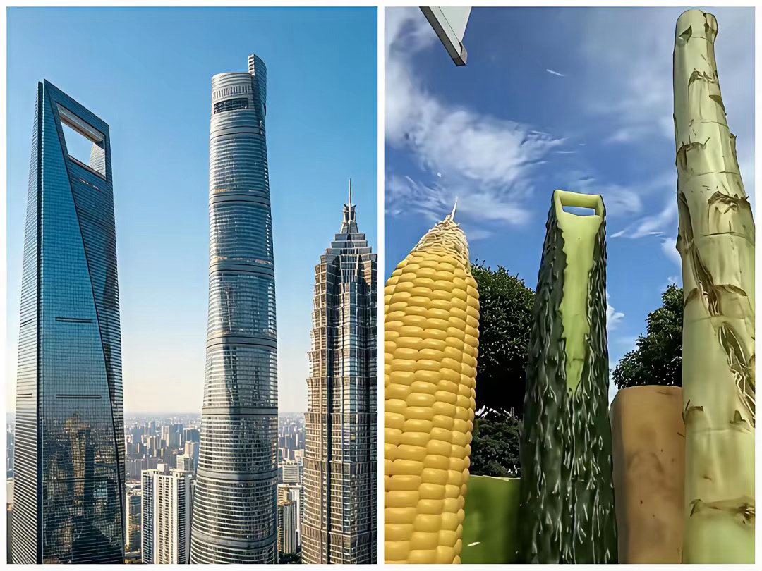 艺术来源于生活，此刻被具像化了。 