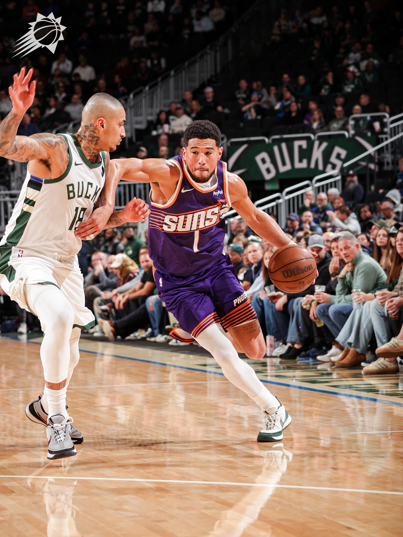 第二节靠你进攻！布克半场已经拿下18分 🔥 菲尼克斯太阳 ｜旭日东升 ｜太阳v