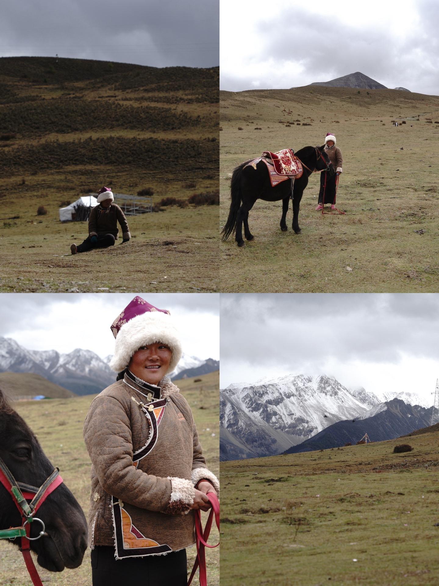 在甘孜州遇到的19岁女孩。已经是5岁孩子的母亲 她的丈夫在塔公镇上班 ...