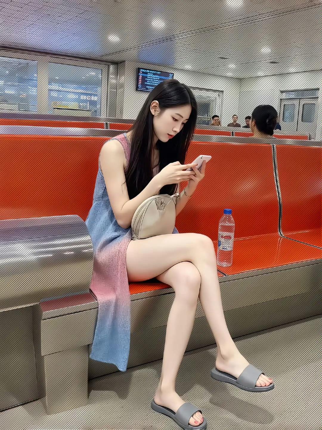 这样的穿着，你接受她成为你女朋友吗？
.