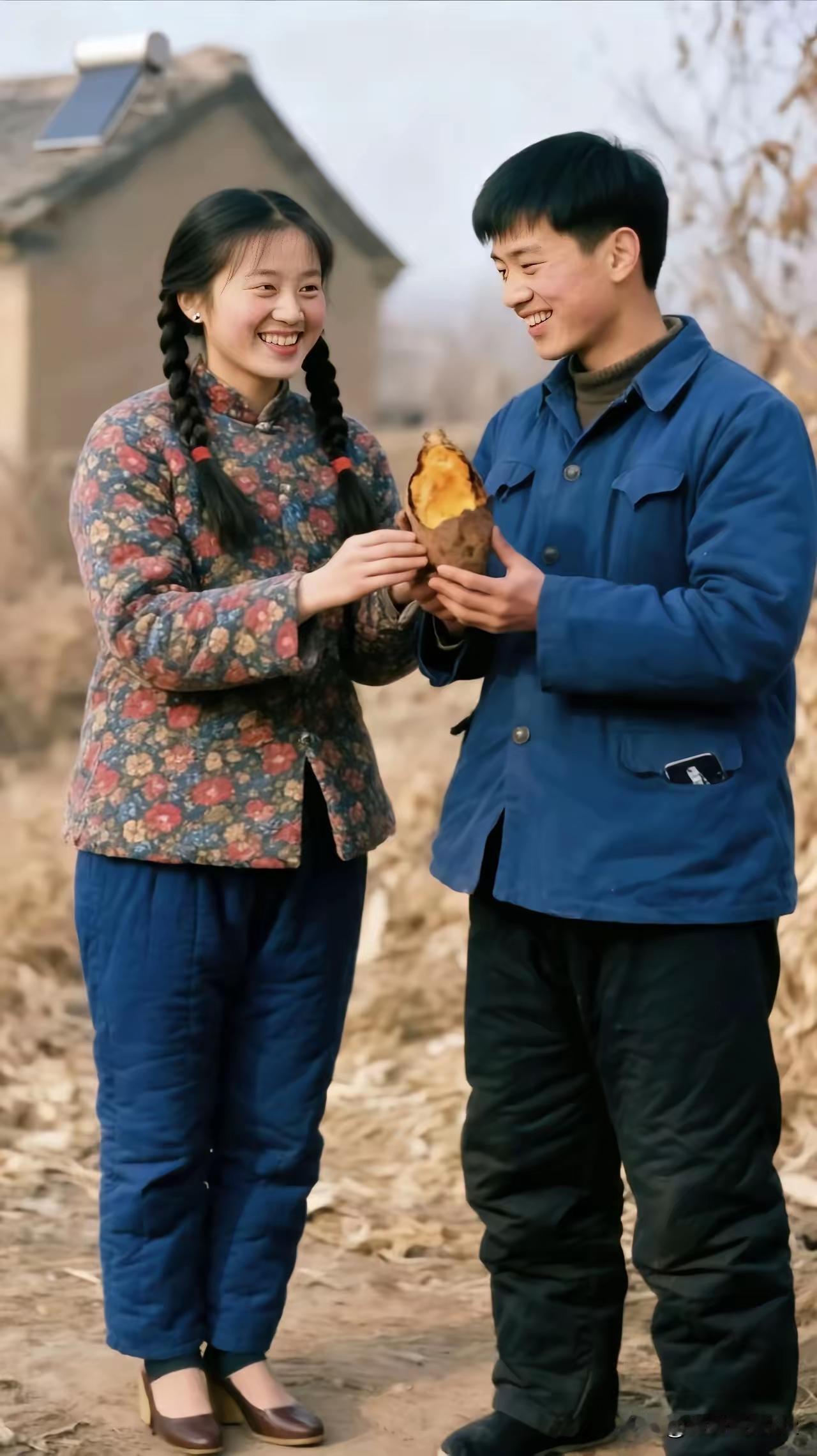 天净沙·夫妻情长
夫妻恩爱情绵，
美食同享心甜。
不慕荣华利权。
淡茶相伴，
共