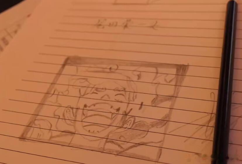 楚钦老师画画的正面照，是真厉害 