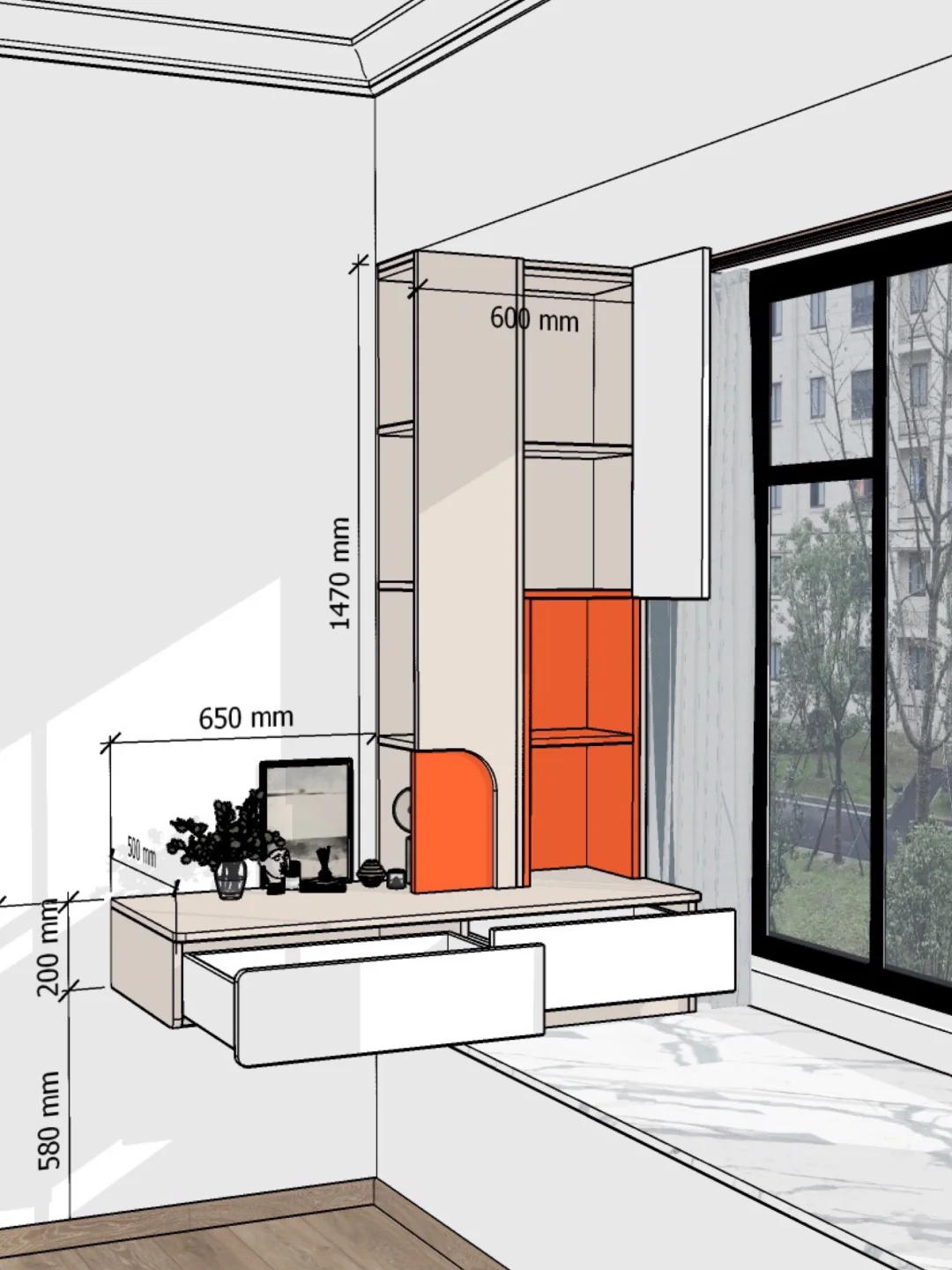 客户:这个梳妆台我太喜欢🥰了