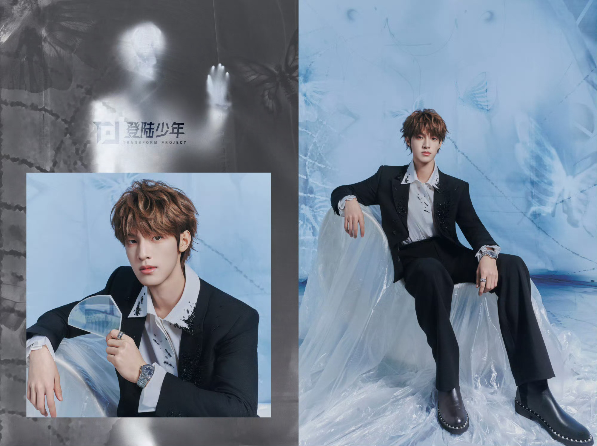 浙江卫视关注登陆少年全员浙江卫视官博关注了登陆少年全员朱志鑫  张泽禹  张极 