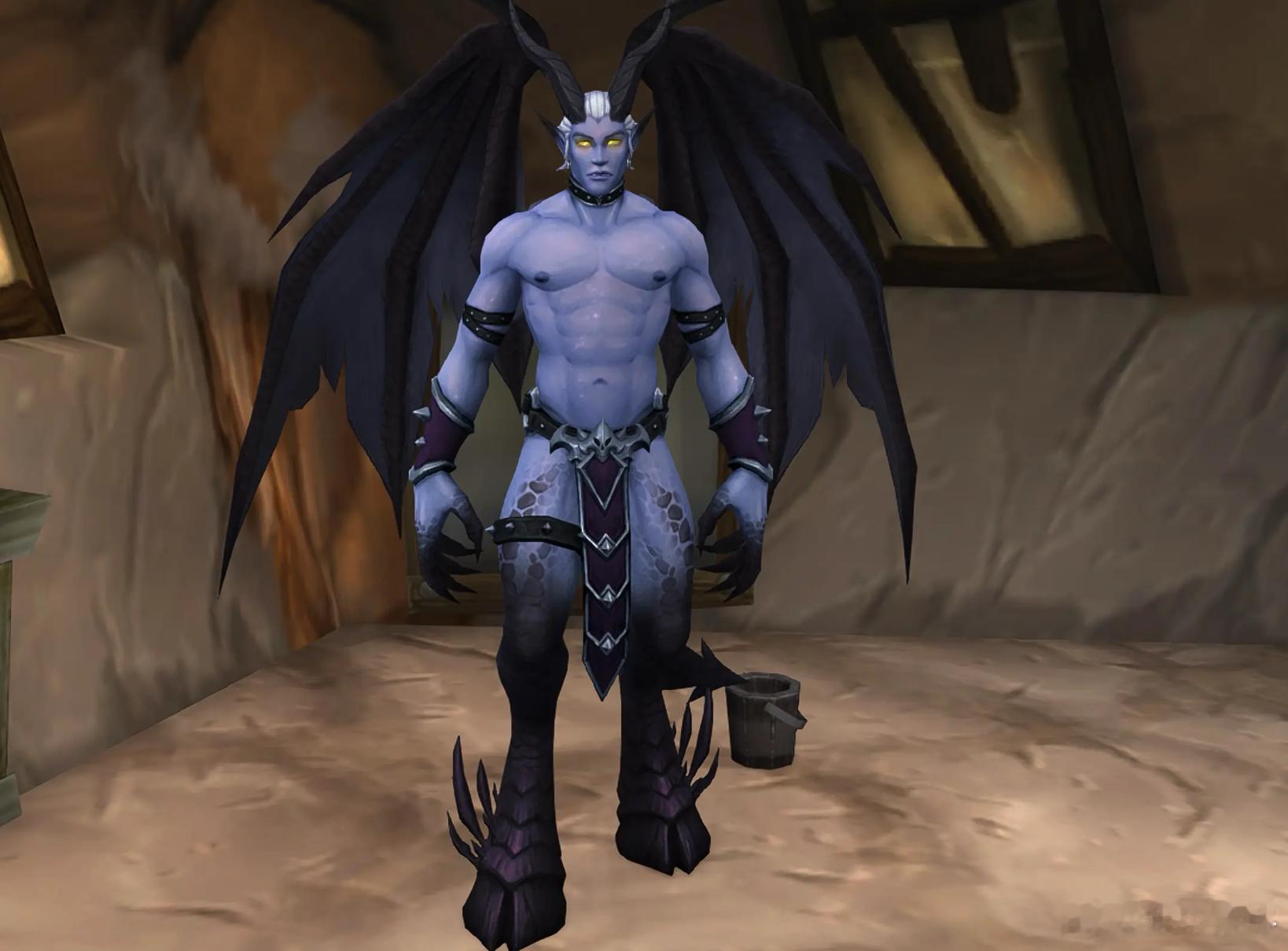 基佬狂喜[doge]暴雪在“至暗之夜”资料片中为术士的魅魔新增了一项全新的外观自