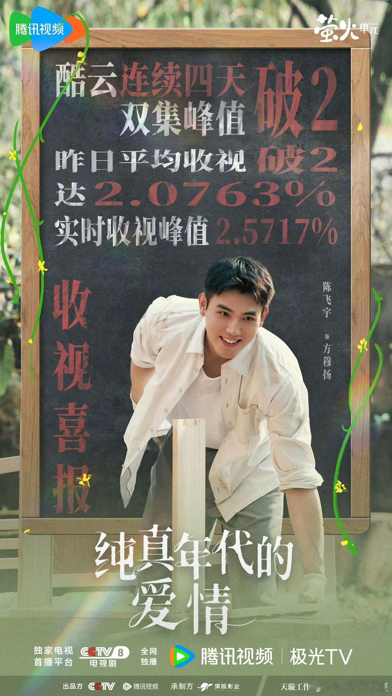 陈飞宇怎么不算养成系呢从《将夜》里青涩的少年宁缺，到《纯真年代的爱情》里细腻复杂