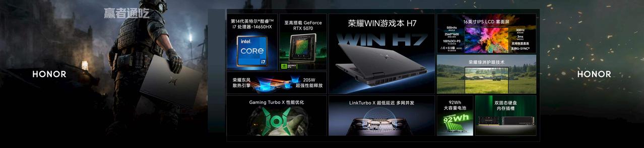荣耀WIN系列自发布以来，始终致力于成长为一个完整的电竞生态品牌。
本次荣耀发布