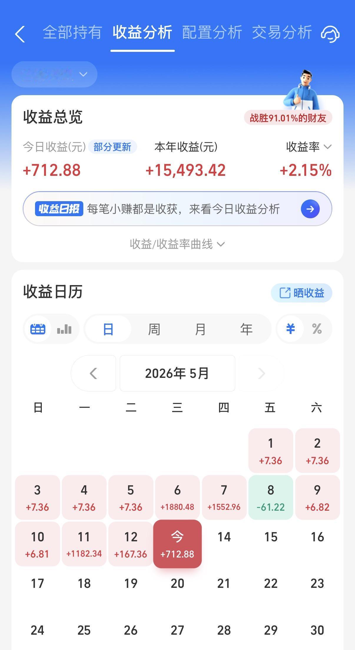 又是小有收获的一天！今天股债行情都还可以！昨天卖飞了一些电网基金，后续再找机会接