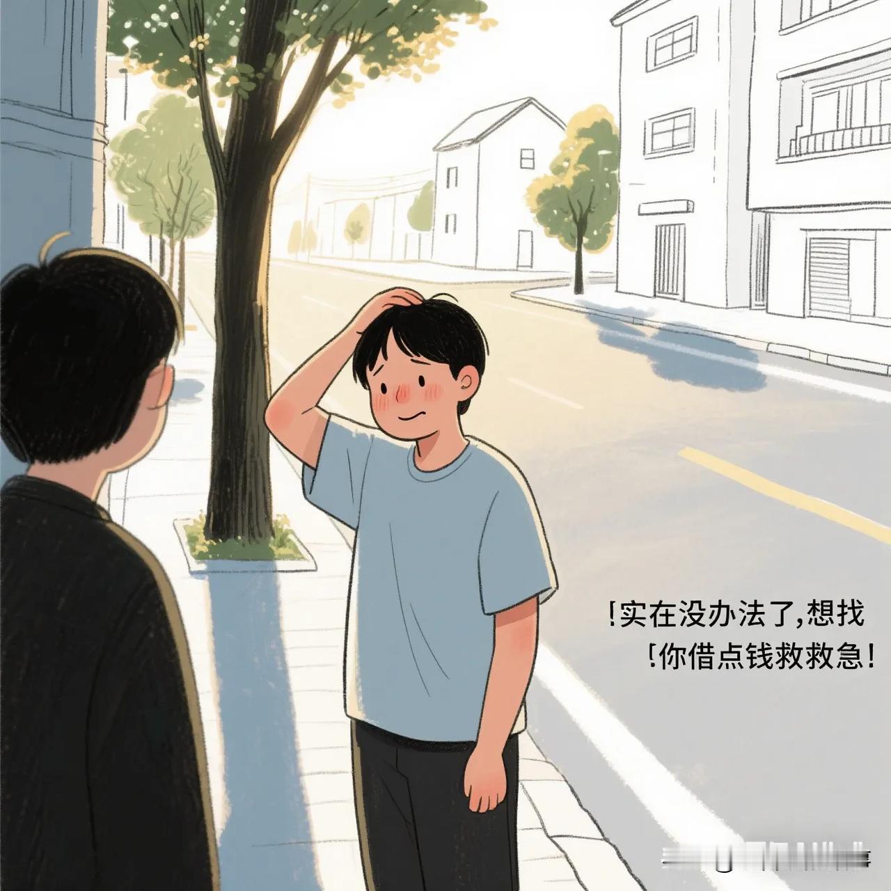 如果你的大学同学半夜找你借钱的话，你还会给他们借钱吗？

今天就碰到了这么一个事