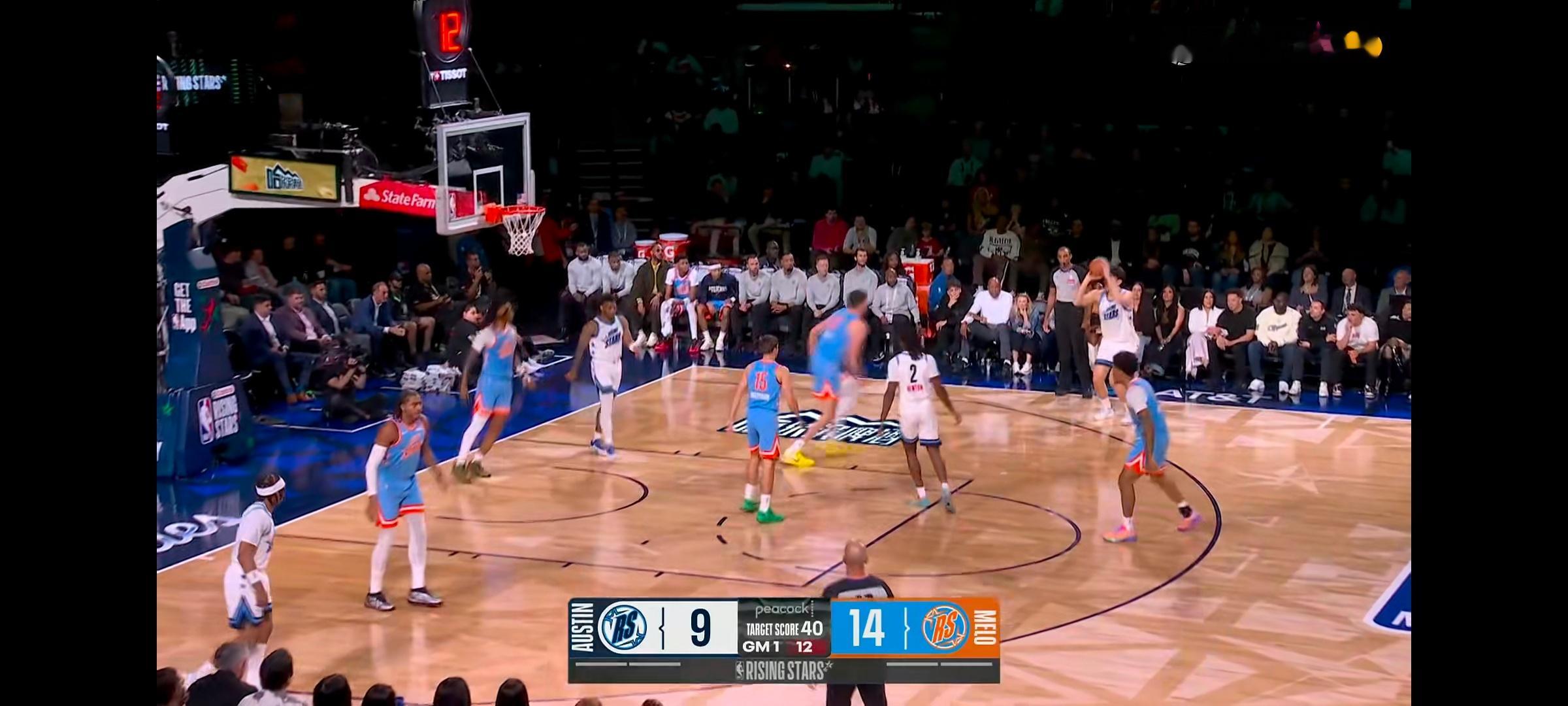 开局三分就有NBA全明星新秀赛杨瀚森入选新秀挑战赛