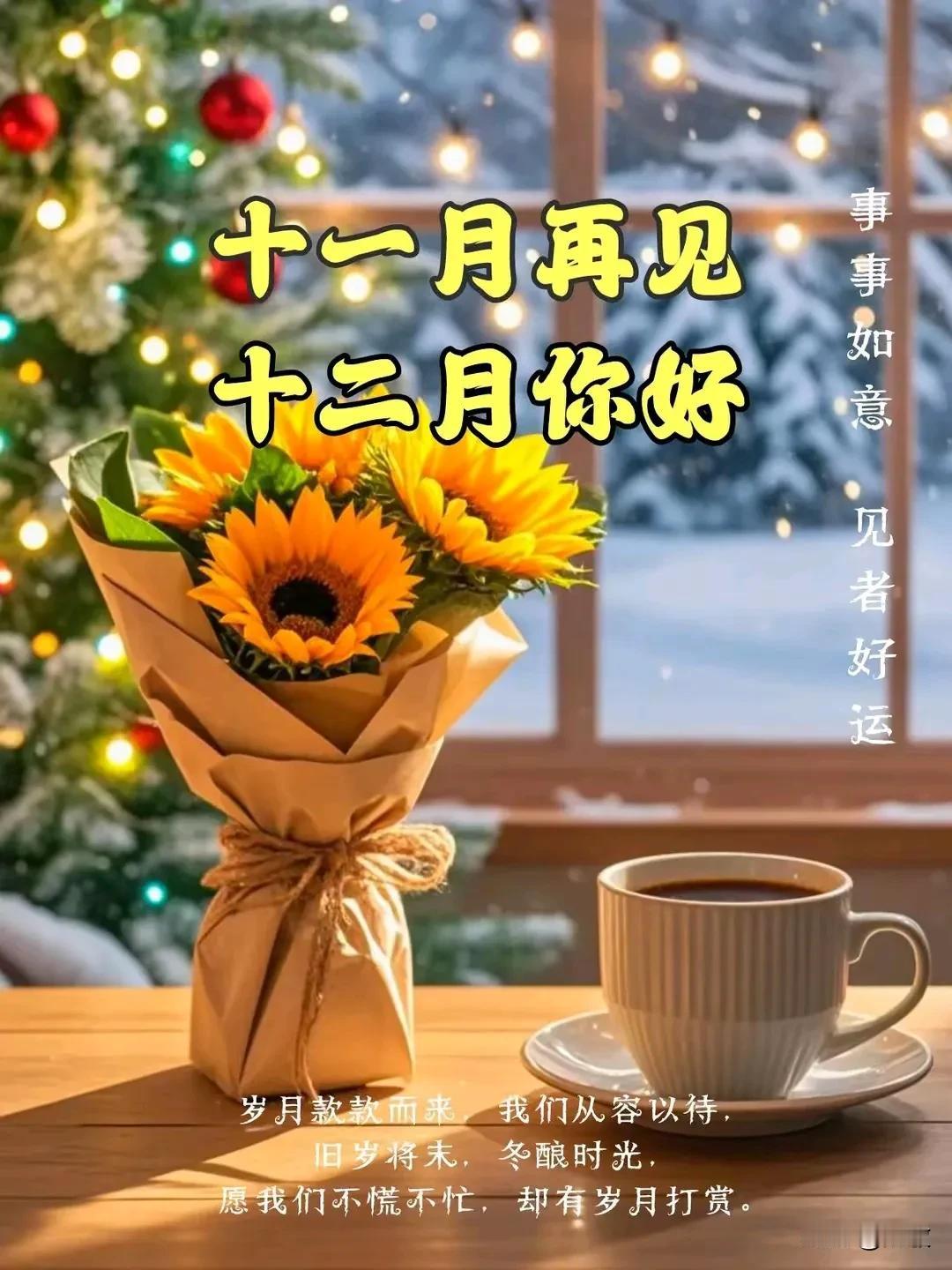 今天我们正在踏入12月这个龙🐉年最后的一个月。再见啦十一月！开启十二月的美好，