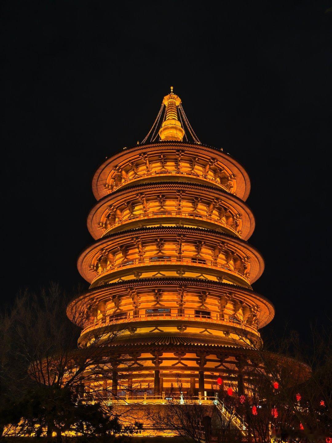 春节摄影大赛来看看我拍的武则天通天塔