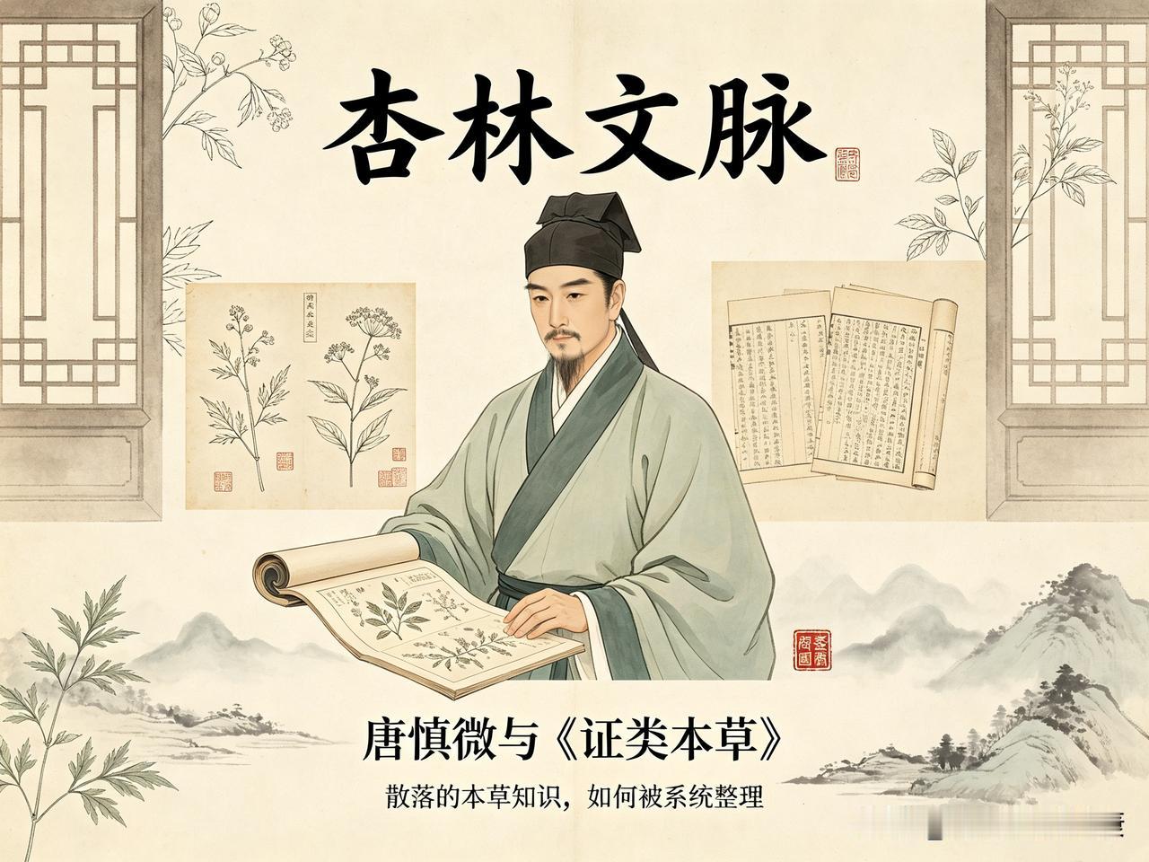 他不是名医，却改写了中医药典：唐慎微和《证类本草》的故事
 
很多人知道李时珍，