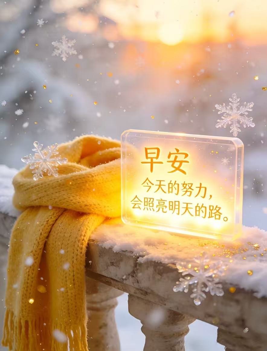 𝙂𝙤𝙤𝙙 𝙈𝙤𝙧𝙣𝙞𝙣𝙜❄️每个清晨都是新的开始不必纠结昨