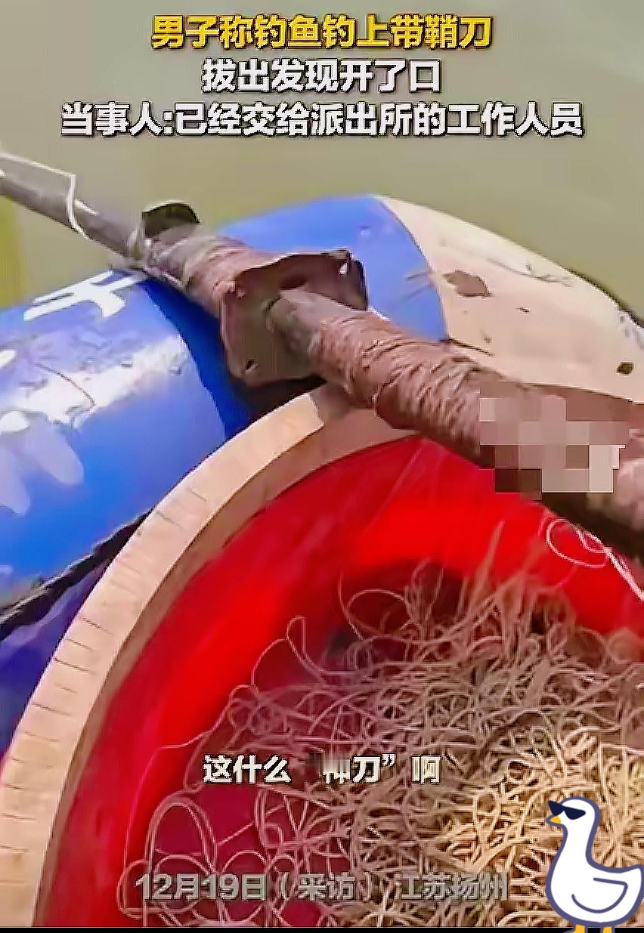 “解释不清了！”近日，江苏一男子在船上钓鱼时，鱼线突然变得很沉，他以为有大鱼上钩