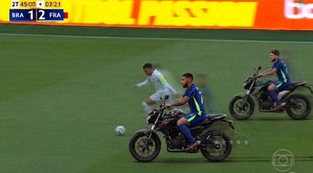 巴西球员防守姆巴佩