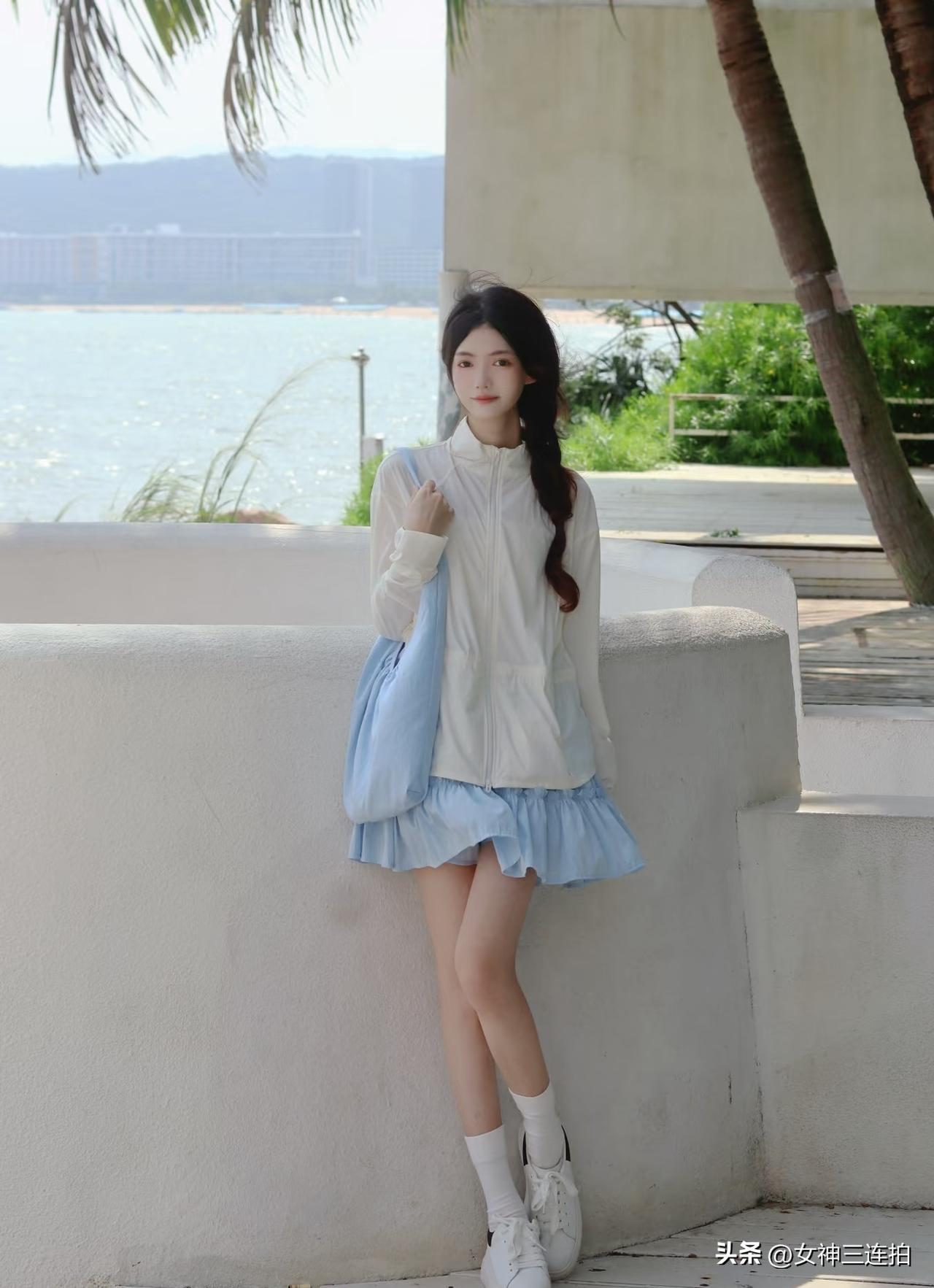 海边少女穿搭指南🌊👗👟