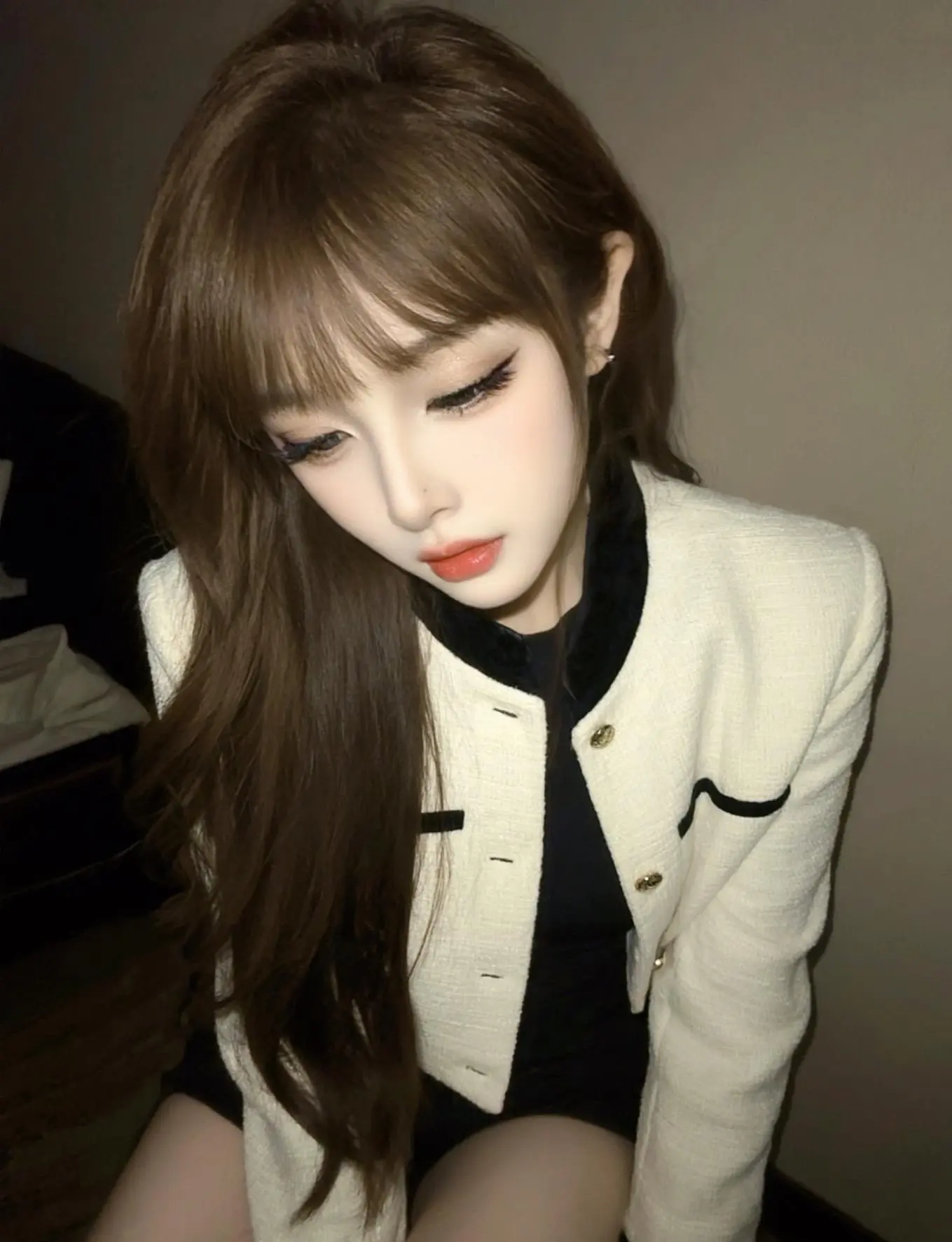 超a 原创 高级感人像 黑调御姐写真 氛围感美女