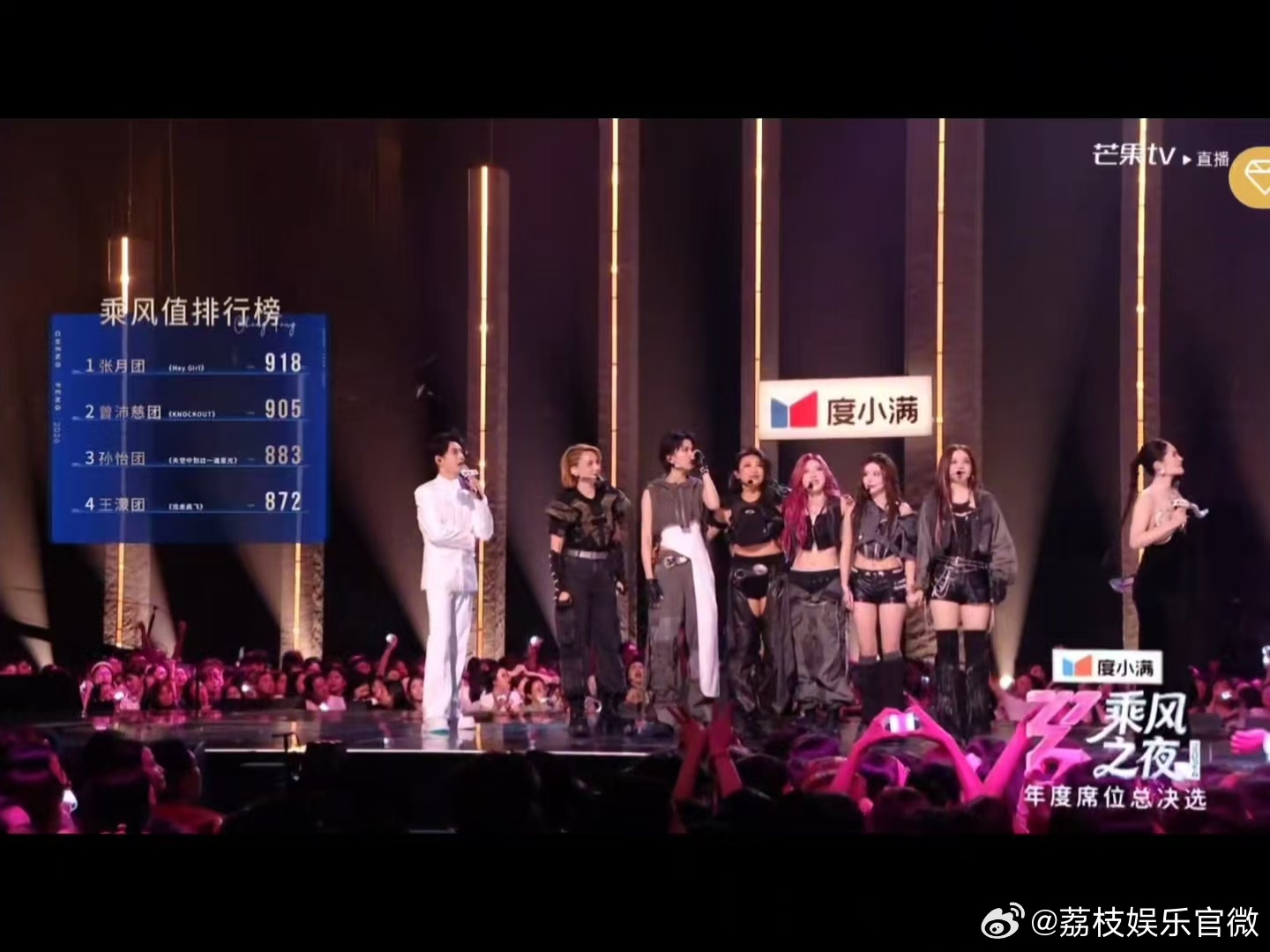 曾沛慈团总决赛905乘风值 乘风2026成团夜总决赛，曾沛慈团队全力以赴冲刺舞台