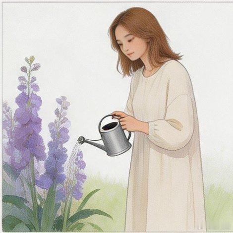 遇见艺术 新城事 微小说早安紫鸢与飞燕草欣怡总在清晨的草地上，守着那片紫得温柔的