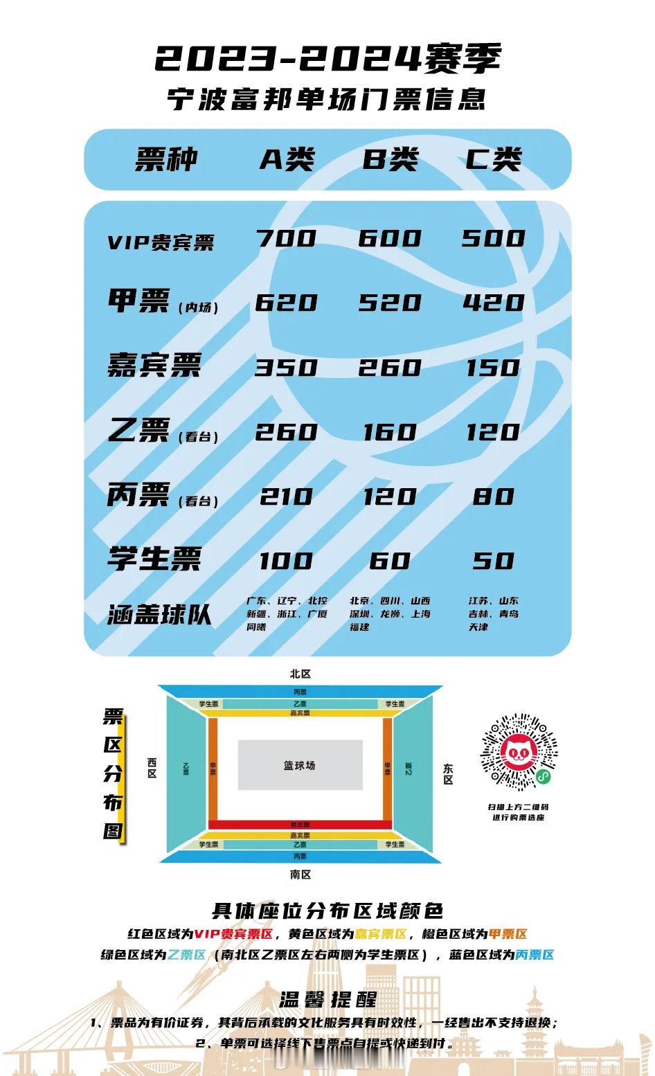 4.2 vs宁波早已经开票，但是票并没有全部放出，有耐心的可以先等等。购票渠道：