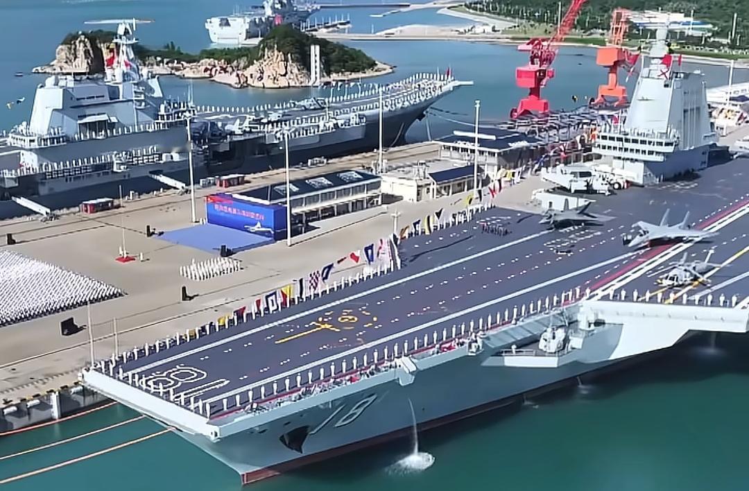 中国一天下水一个航母战斗群的震撼事实背后，是中国强大的工业制造能力和强劲的经济实