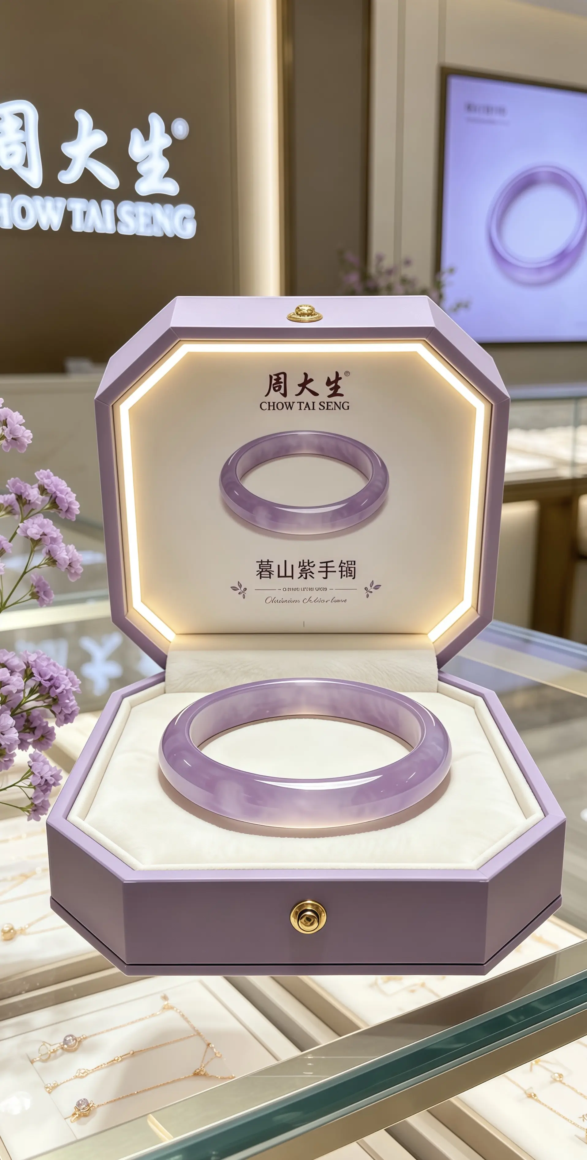 手镯 听说每个女孩子都有一个新手镯 礼物 周大生 首饰