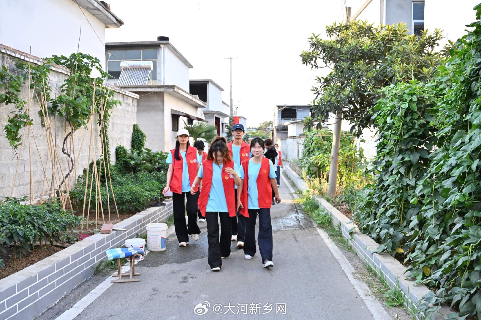 枣院榴火志愿宣讲走进曲柏前村  近日，枣庄学院团委“榴火”志愿宣讲团走进薛城区曲