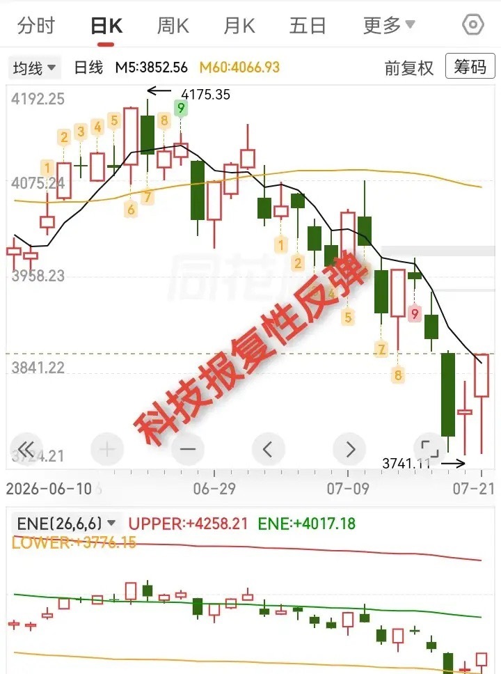 大科技报复性反弹，行情确定反转了吗？今天大盘高开，先抑后扬，强势反弹，收一根带长