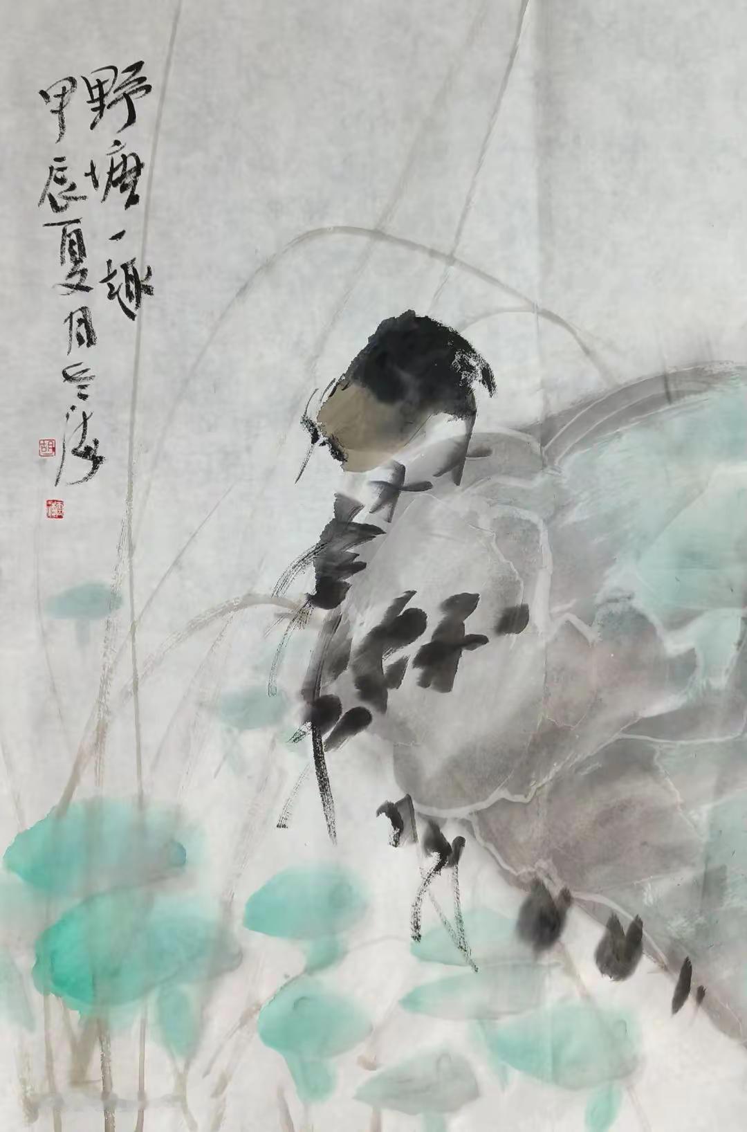 徐州胡云海花鸟画旧作。水墨大写意 水墨传承 中国画笔墨趣味 笔墨语言总能引起共鸣