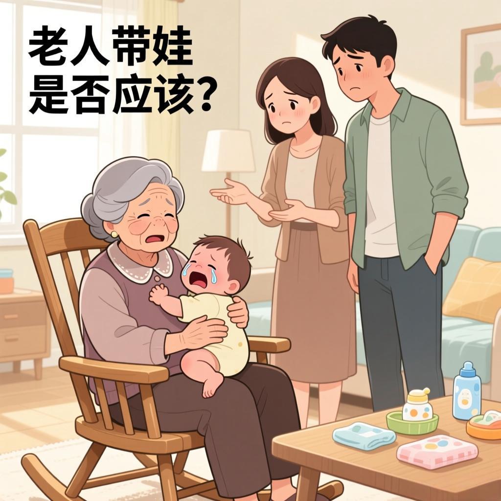 老人带娃是应该的吗？老人带娃像开盲盒，抽到经验丰富身体硬朗的是福气，遇上观念固执