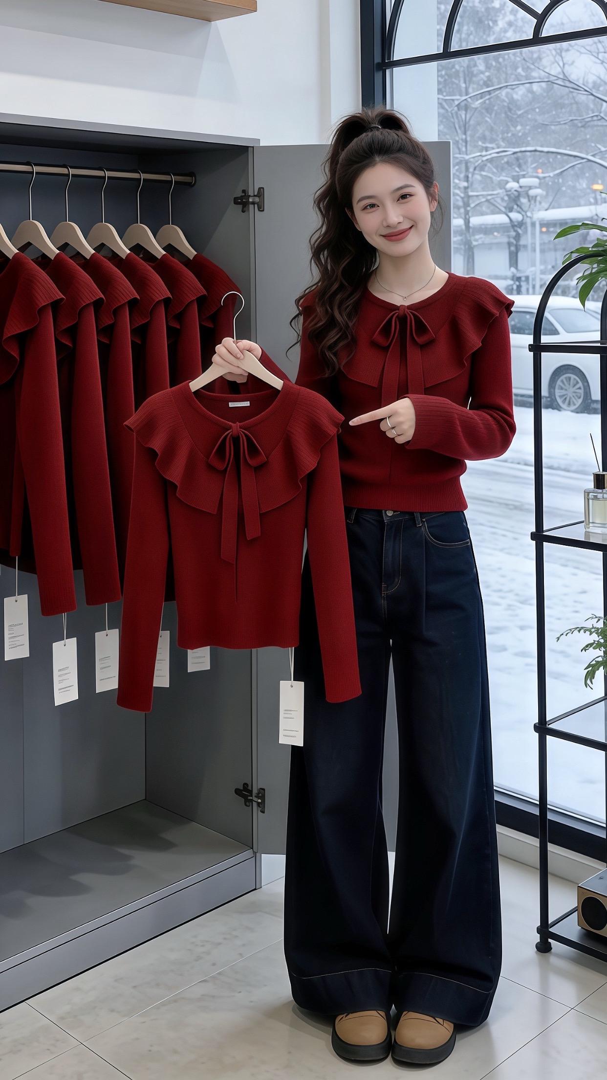 新年战袍我先手搓上了 过年我就这样穿 过年穿什么 高级感穿搭 冬季温柔...