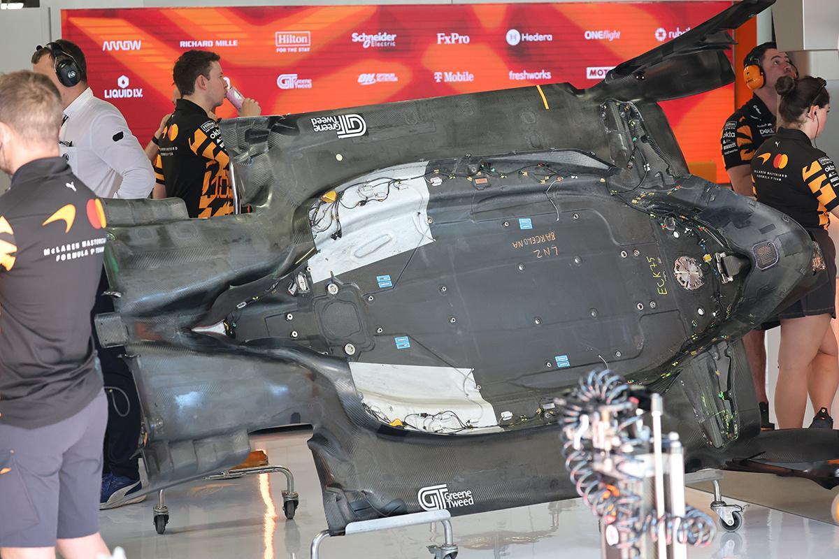 F12026F1奥地利大奖赛 迈凯伦的底板 