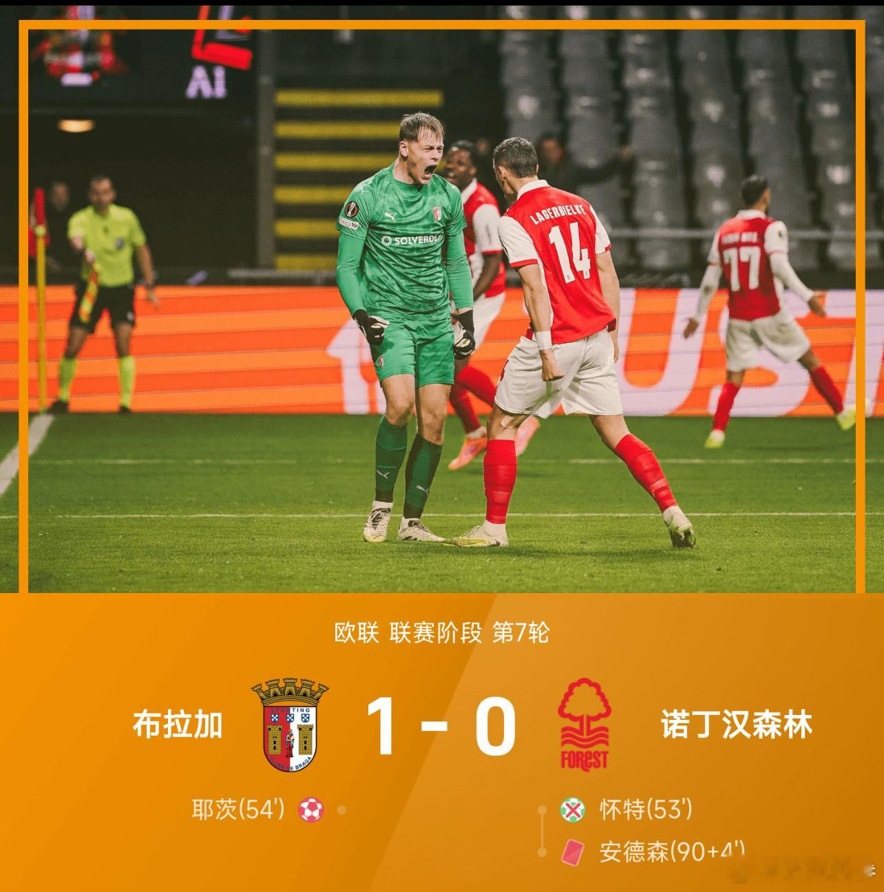 识破森林无心恋战，布拉加主胜稳收，舒服！ 