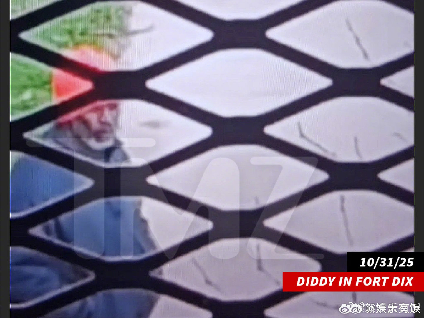 吹牛老爹服刑照 外媒曝光了吹牛老爹（Puff Daddy）在迪克斯堡联邦惩教所的