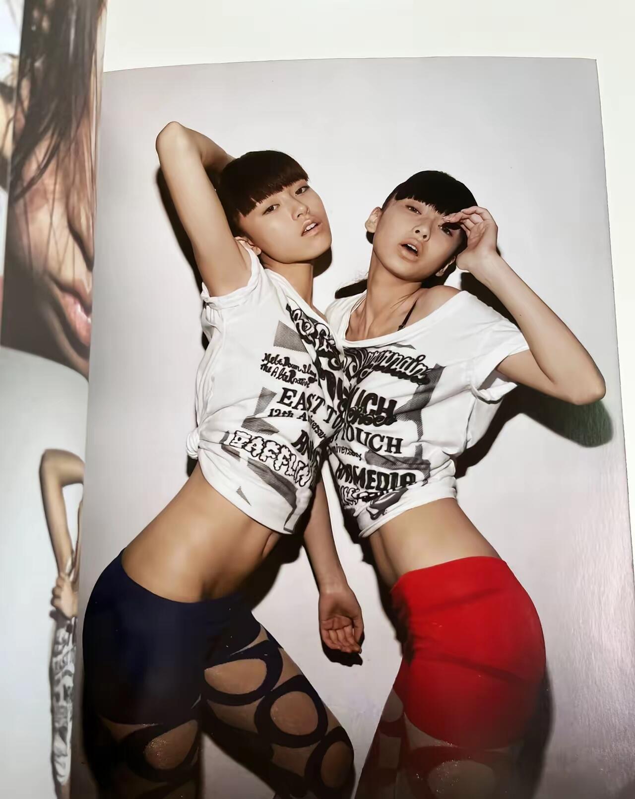 杨颖文咏珊曾是香港模特双生花 