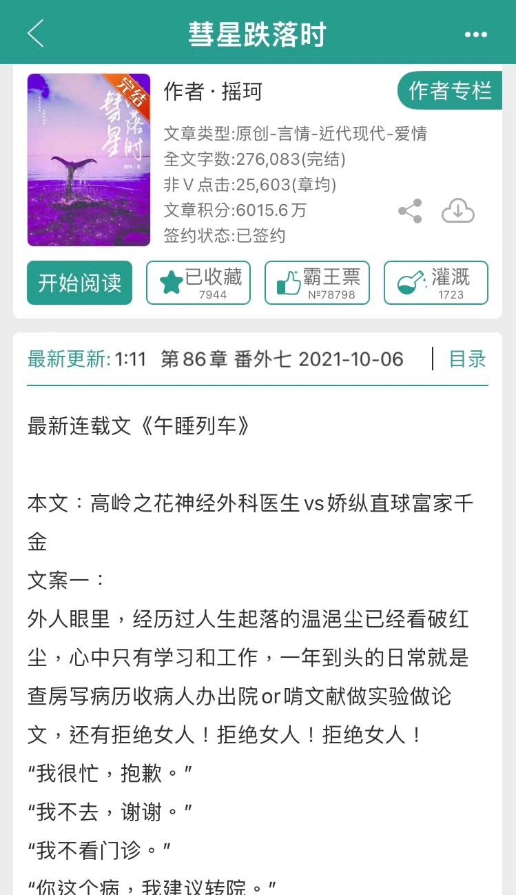 这本医生文真的巨巨巨巨好看！男主超温柔